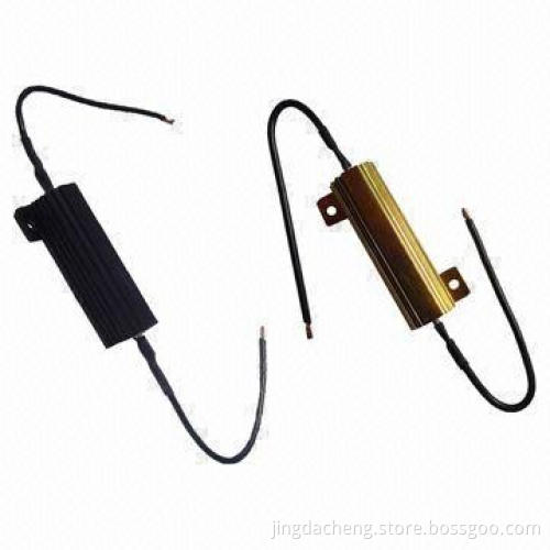 50W Aluminum Housed Resistor with Low TCR, Used for Car LED Lamp, 12 and 24V Input Voltage